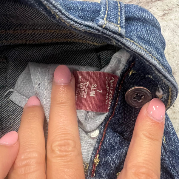 Arizona Dark Wash Skinny Jeans Size 7 Slim