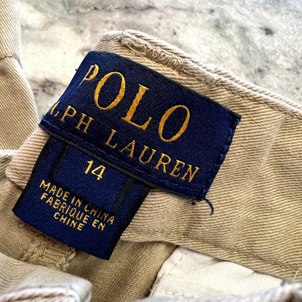 Polo Ralph Lauren Khaki Chino Pants Boys Size 14
