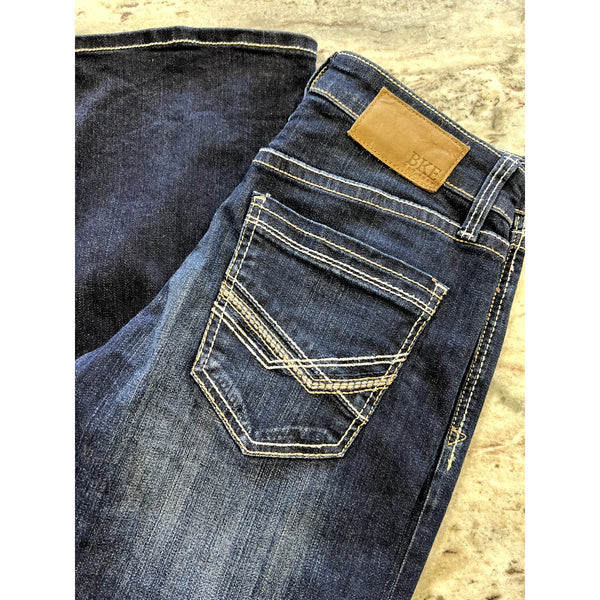 BKE Buckle Fulton Men's Dark Wash Straight Leg Jeans Size 30X36