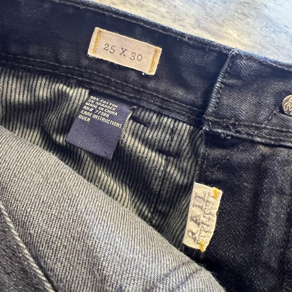 Madewell Rail Straight Leg Dark wash Jeans Size 25x30