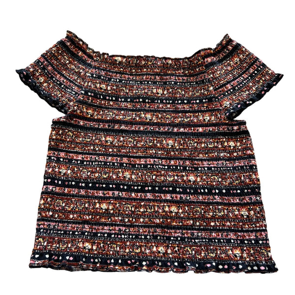 Mossimo Elastic Off Shoulder Bohemian Top Extra Small