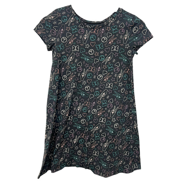 SO Girls Peace & Butterfly Dress Size Youth Large