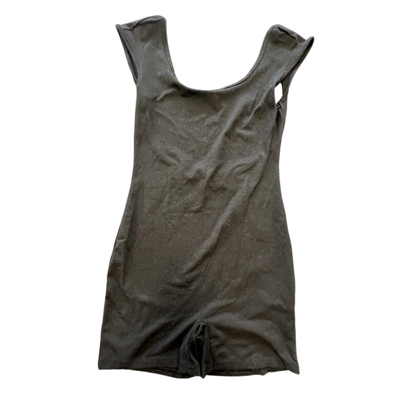 Women's Black Romper Scoop Back Bodysuit Size XS