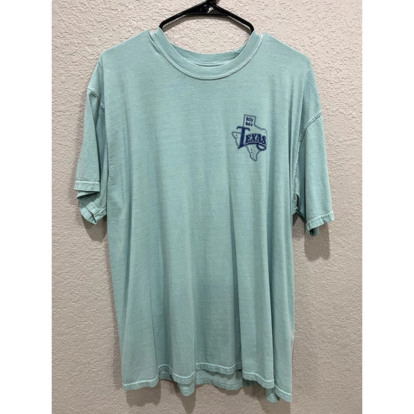 Comfort Colors Billy Bob's Texas Teal Graphic Tee Size XL