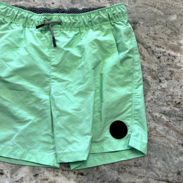 Art Class Light Green Lined Swim Trunks Boys Size XL (14)