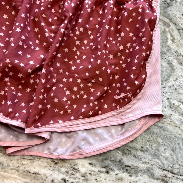 Nike Tempo Mauve Star Running Shorts Size XL