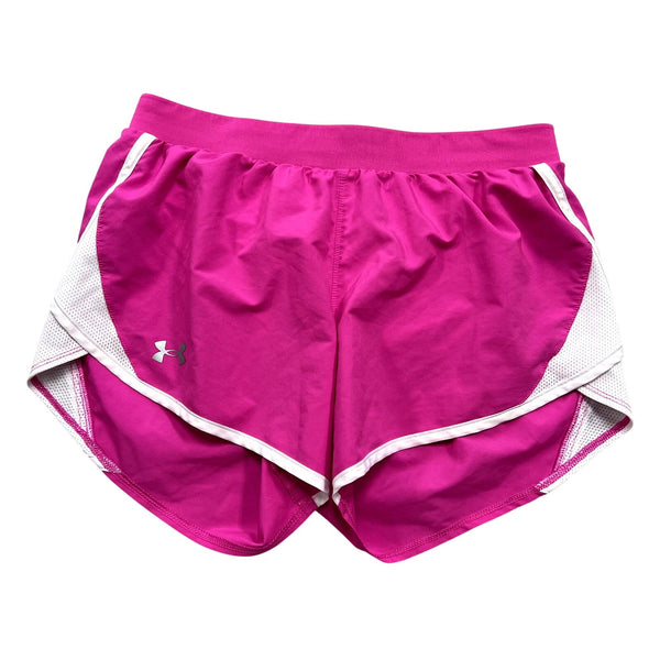 Under Armour Women's Pink Heat Gear Loose Fit Athletic Shorts Small