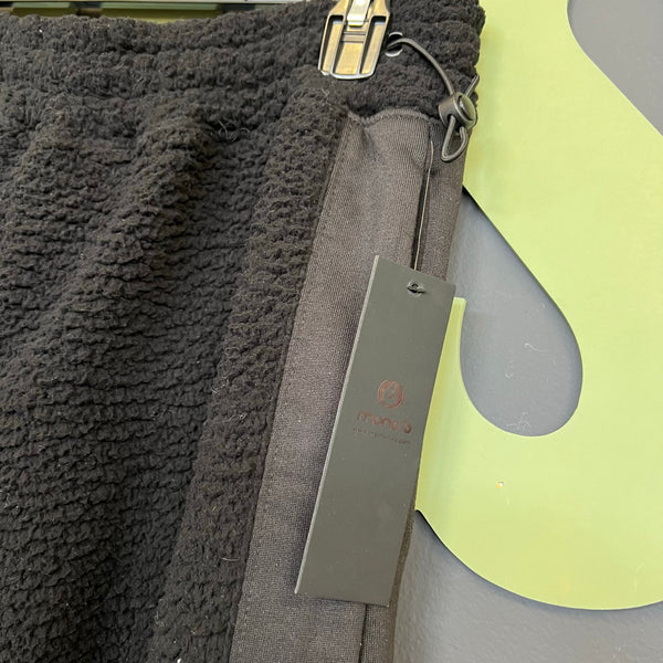 NWT Mono B Black Fleece Thick Jogger Pants Women's Size Large