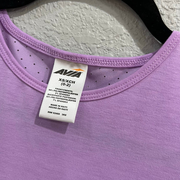 Avia Lightweight Purple Workout Tank Top Size XS