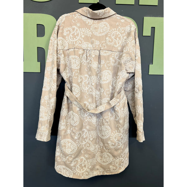 NWT Lovelo Paisley Embroidered Mini Dress Size Large