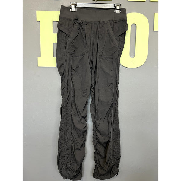 Lululemon Dance Studio Ruched Black Pants Size 8