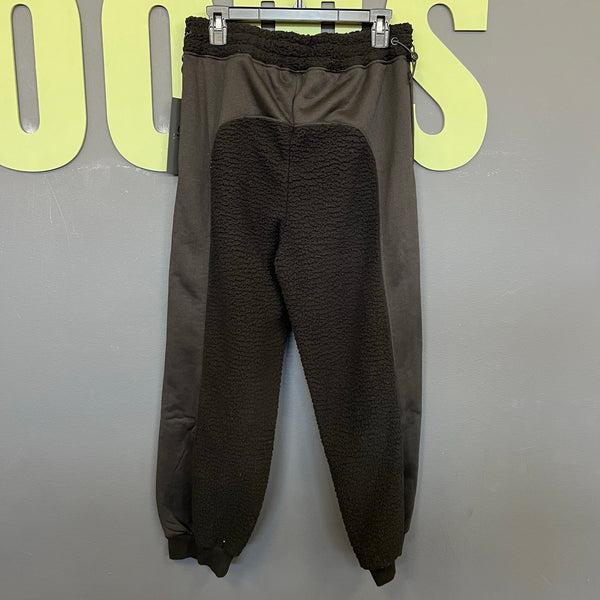 NWT Mono B Black Fleece Thick Jogger Pants Women's Size Large