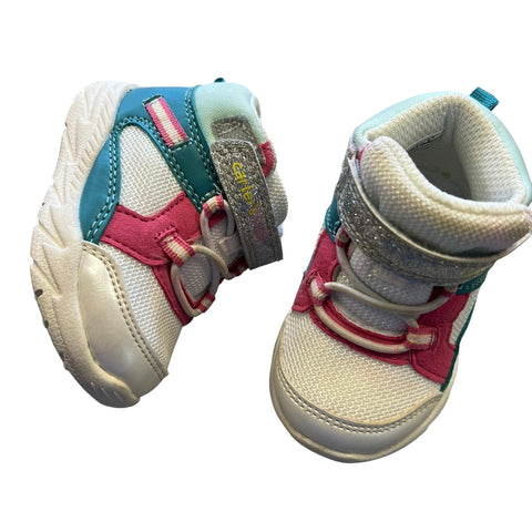 Carter's Color Block High Top Velcro Sneakers Size 3Mo