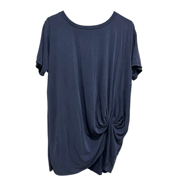 NWT Jodifl Boutique Twisted Modal Navy Blouse Medium