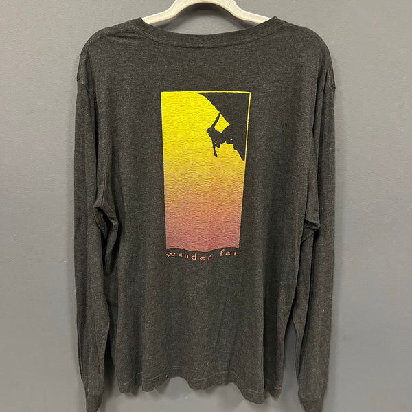 Nativ Wander Far Long Sleeve Graphic Tee Size XL