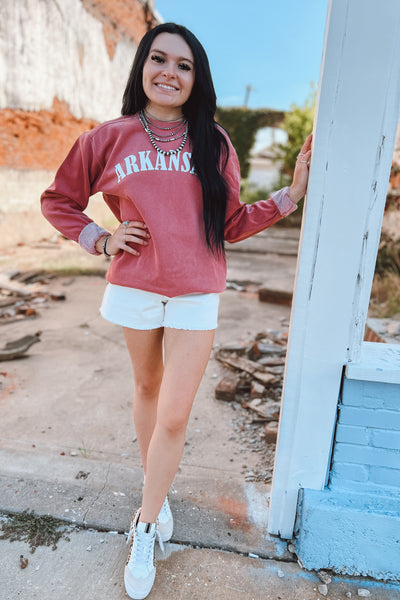 Arkansas Comfort Colors Graphic Sweatshirt