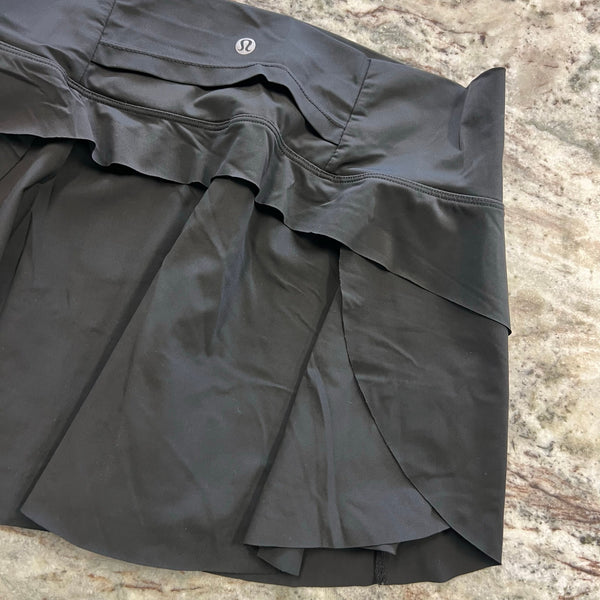 Women's Black Ruffle Skort Size 4