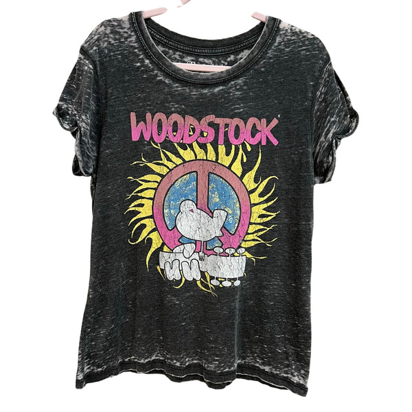 Recycled Karma Woodstock Music Festival Burnout Graphic Tee Size Medium