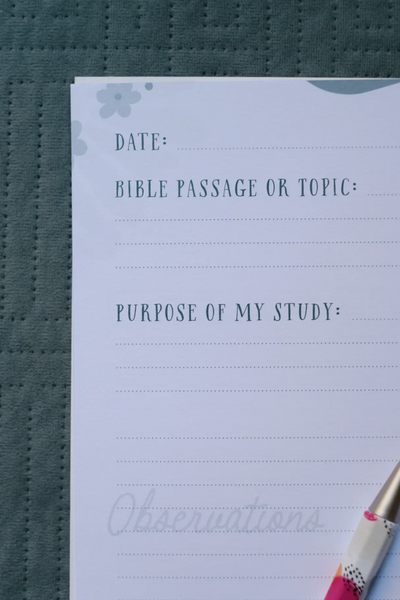 Taking Your Time Through the Bible Journal