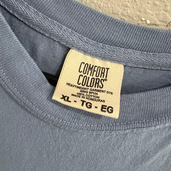 Comfort Colors Periwinkle Blue Boy Mom Graphic Tee XL