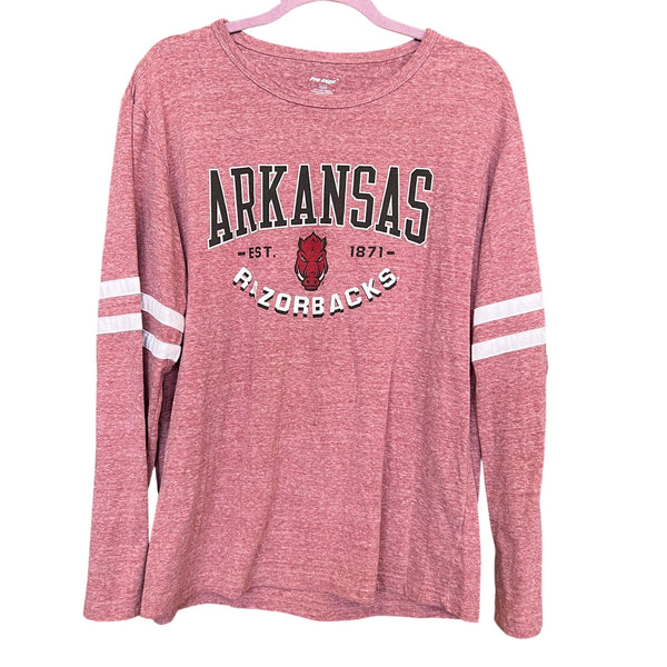 Pro Edge Arkansas Razorbacks Long Sleeve Graphic Tee XL