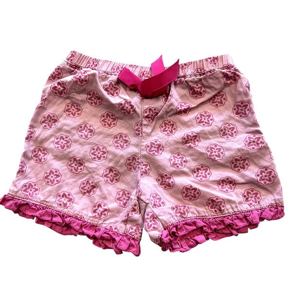 KicKee Pants Pink Ruffle Shorts Size 4T