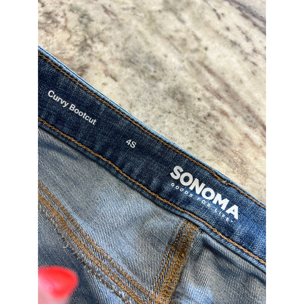 Sonoma Curvy Bootcut Jeans Size 4 Short