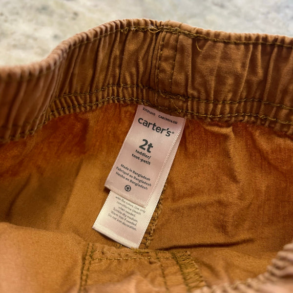 Carter's Khaki Pull On Pants Size 2T