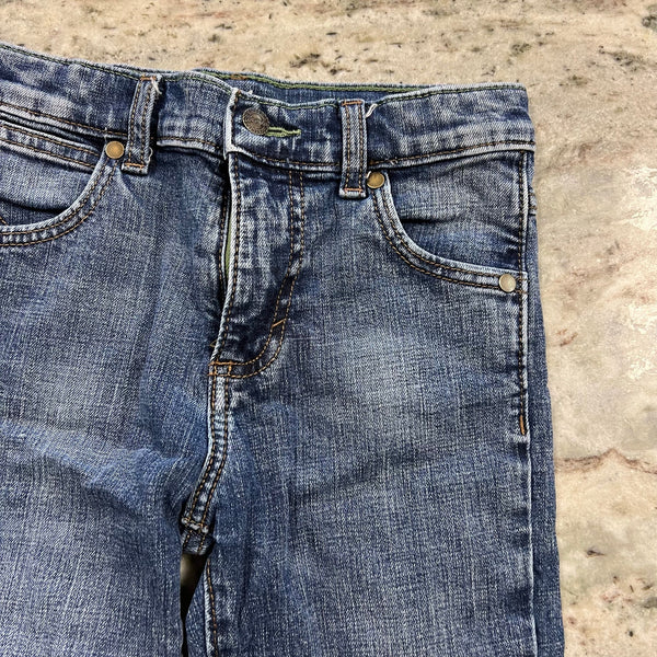 Wrangler Retro Boys Slim Fit Bootcut Jeans Size 7 Regular