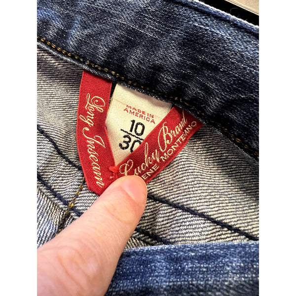 Lucky Brand Low Rise Snap Pocket Y2K Jeans Size 10