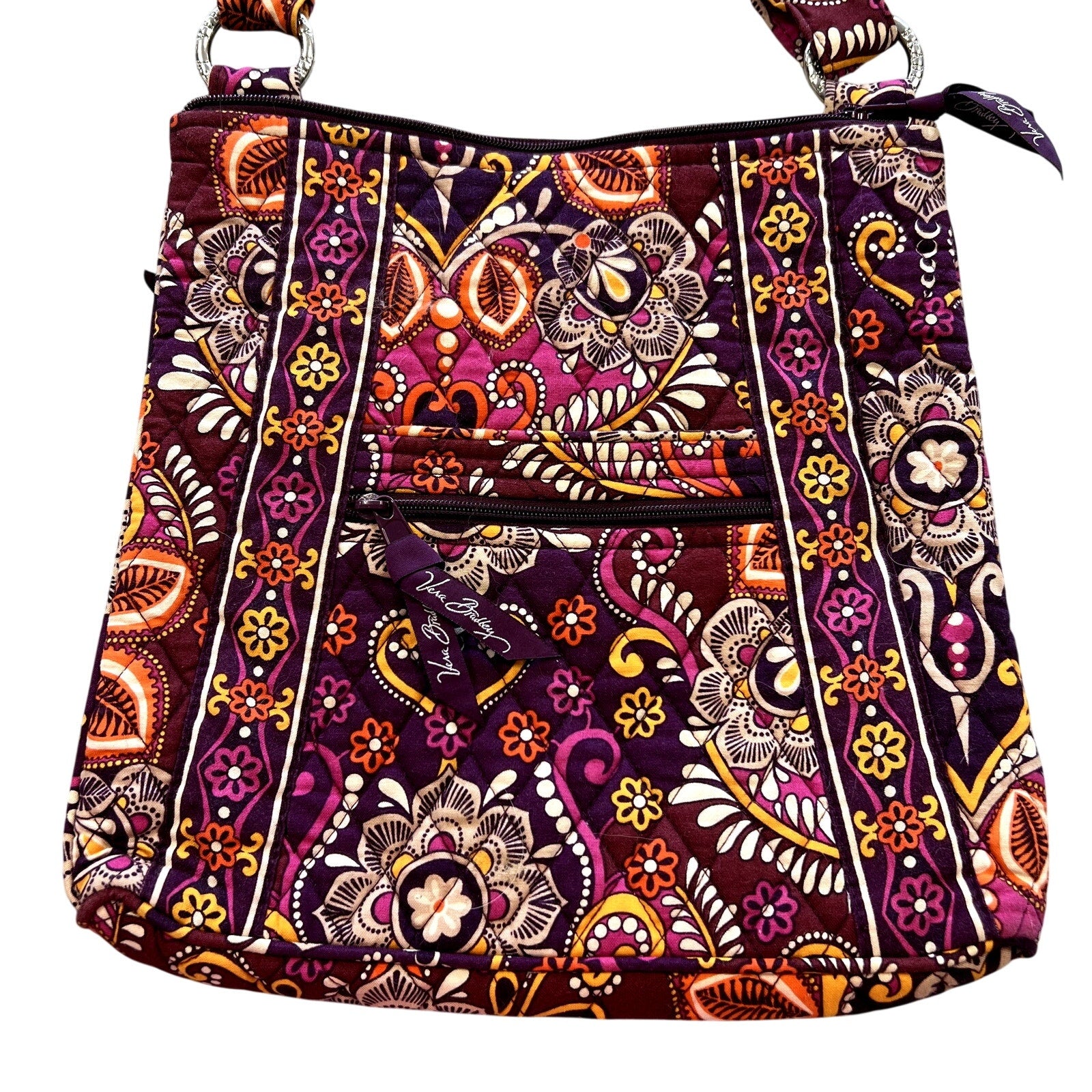 Vera Bradley Retired Safari Sunset Hipster Crossbody Bag