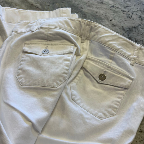 Ann Taylor Loft White Pants Size 8