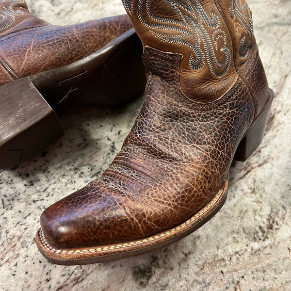 Ariat Women's Heritage R-Toe Western Boots Size 9B