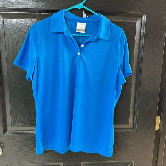 NWT Women’s Nike Golf Polo Top Blue Large