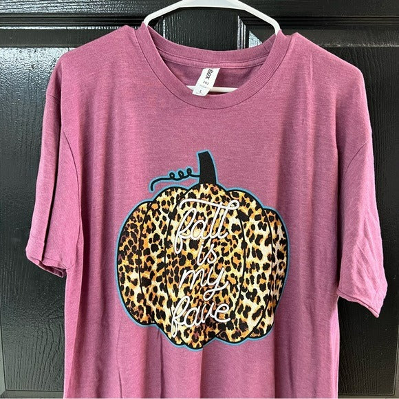 NEW Fall is my Fave Graphic Tee Size L