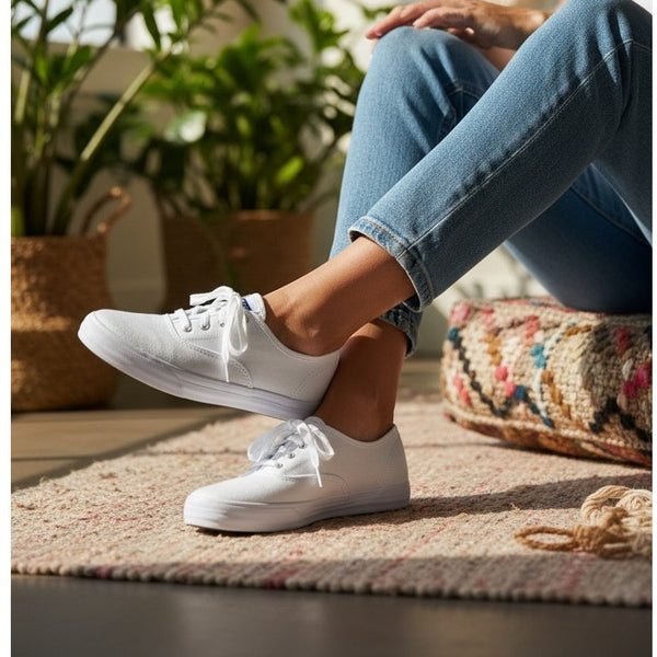 Keds Softerra White Sneakers Women's Size 7