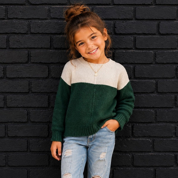 Gianni Bini Girls Color Block Sweater Size Youth Small