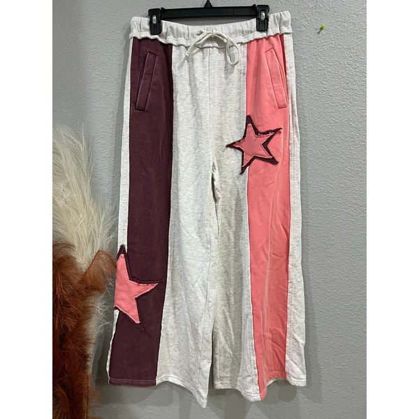 NWT Easel Two Piece Star Boho Fun Retro Set Size Large