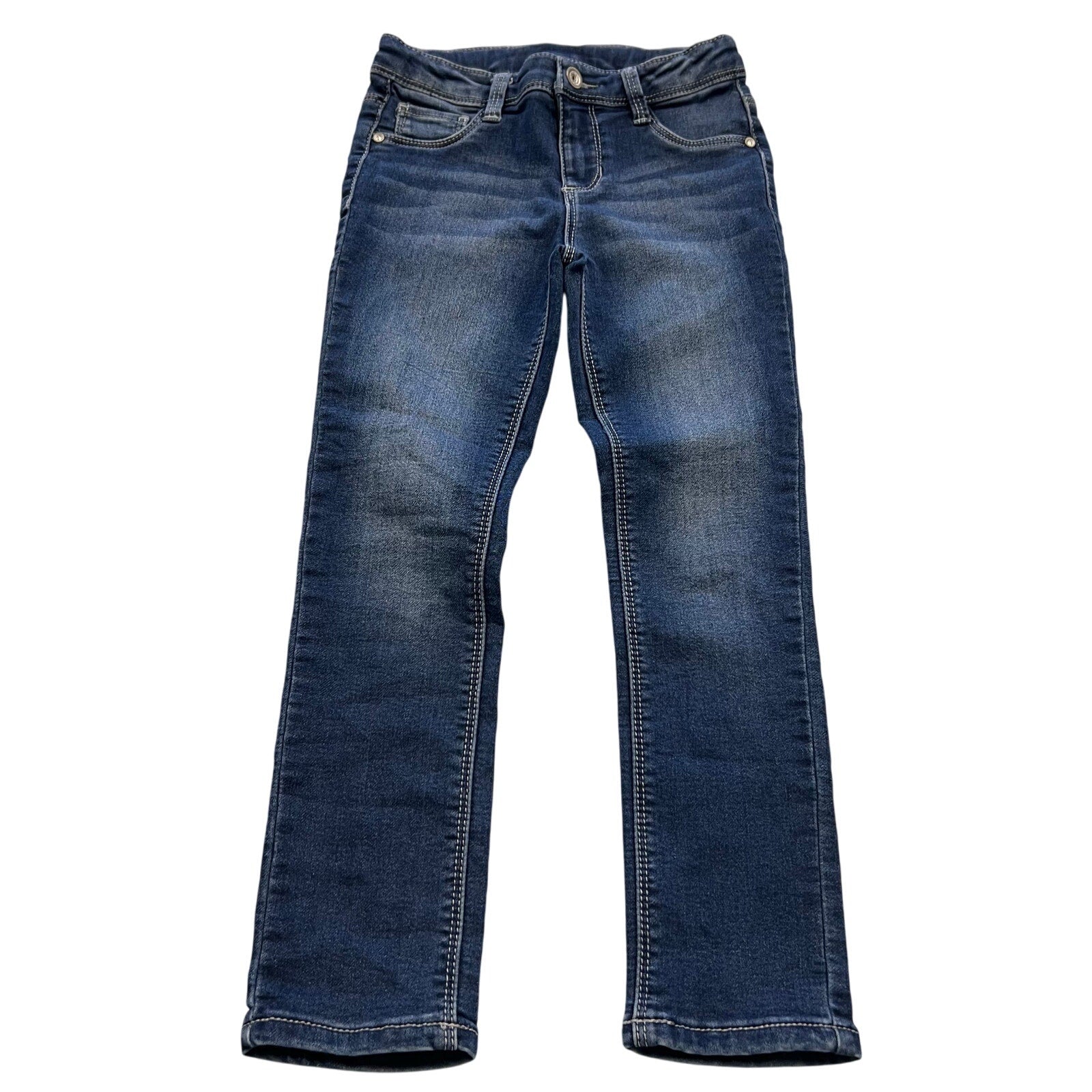 Member's Mark Girls Dark Wash Knit Denim Skinny Jeans Size 6