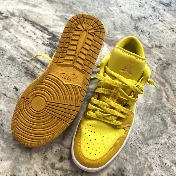 Nike Jordan 1 Low Yellow Strike Low Top Sneakers Size Men's 9.5