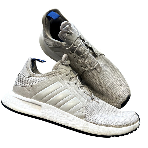Adidas Men's Gray + Blue Athletic Sneakers Size 6