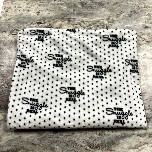 Mickey + Minnie Mouse in Paris Snuggle is Real Baby Blanket