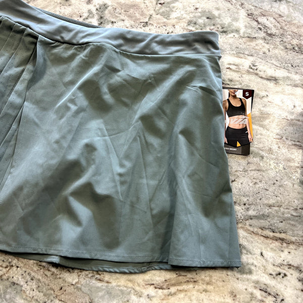NWT Avia Light Sage Pleated Athletic Skort Small