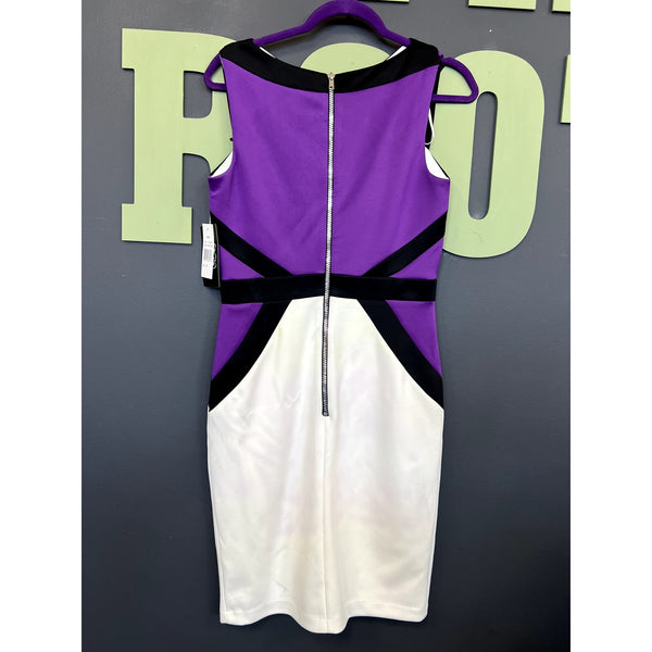 NWT Jax Color Block Mesh Sheath Dress Size 6