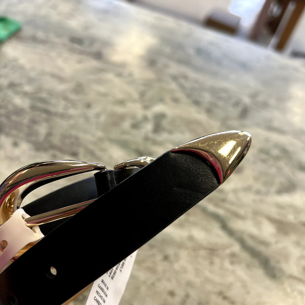 NWT A New Day Black + Gold Belt Size Large