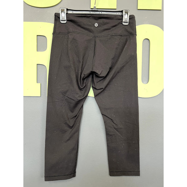 Lululemon Black Cropped Leggings Size 8