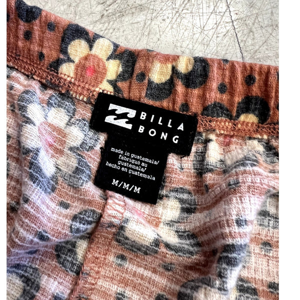 Billabong Girls Retro Floral Flare Pants Size Youth Medium