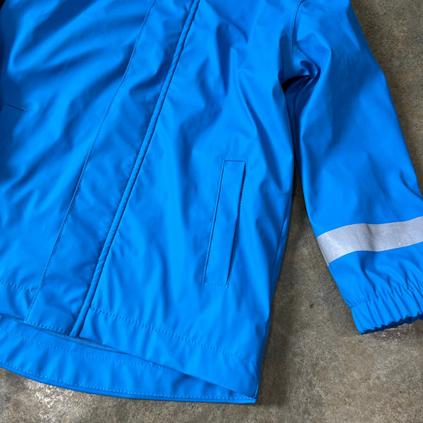 Cat & Jack Boys Blue Rain Coat Size 4T