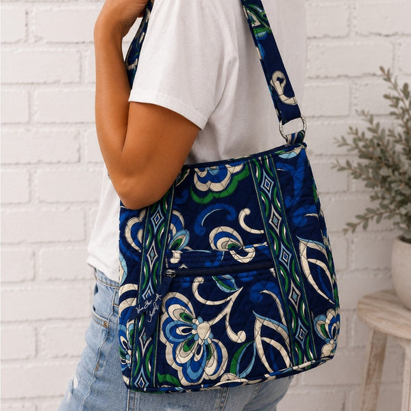 Vera Bradley Mediterranean Blue Retired Pattern Crossbody Bag