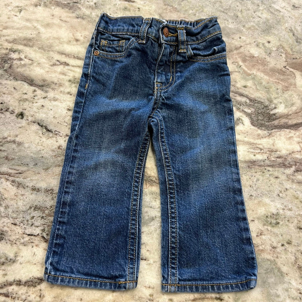 The Children's Place Dark Wash Bootcut Jeans Size 18 Mo